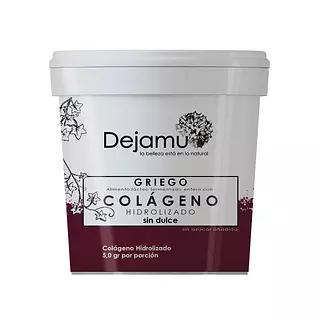 Yogurt Griego Dejamu Con Colágeno Natural Sin Azucar 1000gr
