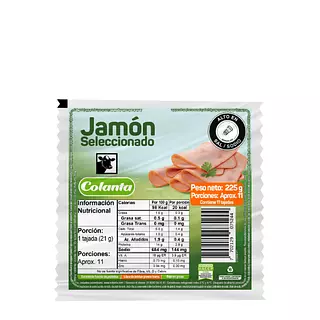 Jamon Colanta Seleccionado 225g