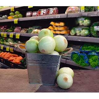 Cebolla Cabezona Blanca Pelada Gr