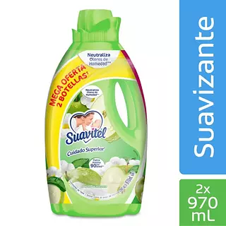 Suavizante Suavitel Manzana Fresh 2*970ml