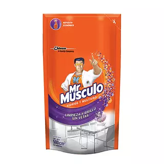 Mr Musculo Limpia Vidrios 500cm Lavanda Rto.