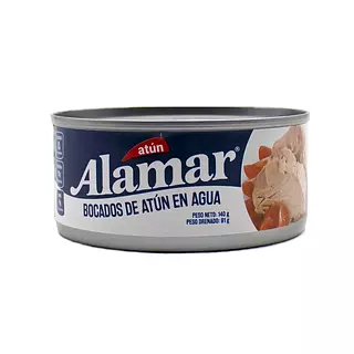 Atun Alamar Bocados de Agua 140g