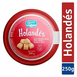 Queso Holandes Alpina 250g