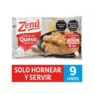 Palitos de Queso Zenu 252g