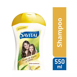 Shampoo Savital Aceite de Argan y Sabila 510ml
