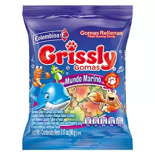 Gomas Grissly Mundo Marino 70g