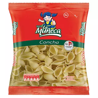 Pasta La Muñeca Concha 250g