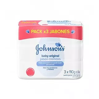 Johnson Jabon 110g*3 Original P. E.