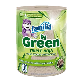 Toalla De Cocina Familia Green 135 Hojas