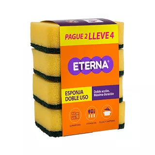 Esponjilla Eterna Doble Uso 2 x 1 Pge 2 Lleve 4