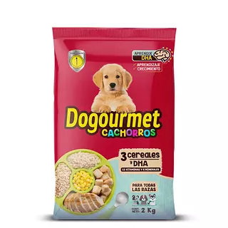 Alimento para Perros Dogourmet 2000g 3 Cereales