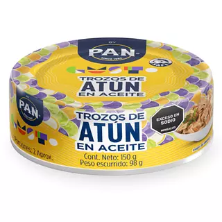 Trozos De Atun Pan De Aceite 150g