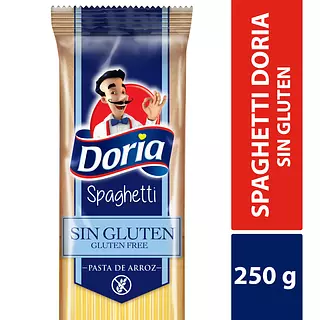 Pasta Doria x 250gr Spaghetti Sin Gluten