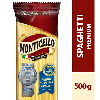 Pasta Monticello x 500gr Spaguetti No 5