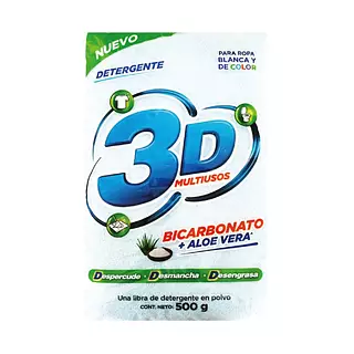 Det. 3d Multiusos x 500gr