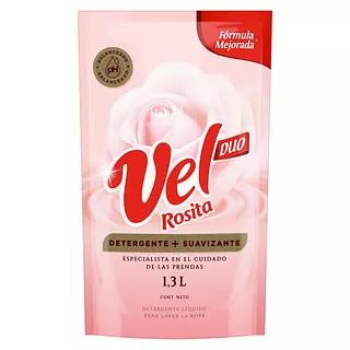 Detergente Liquido Vel Rosita Doypack 1.3l