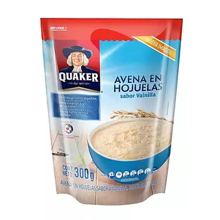 Avena Quaker Hojuelas Vainilla Zip Pak 300g
