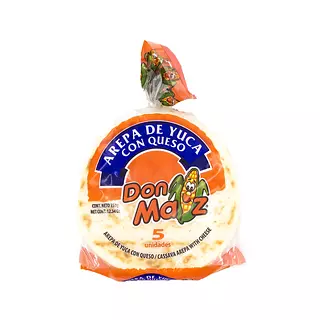 Arepa Don Maiz de Yuca con Queso 350g