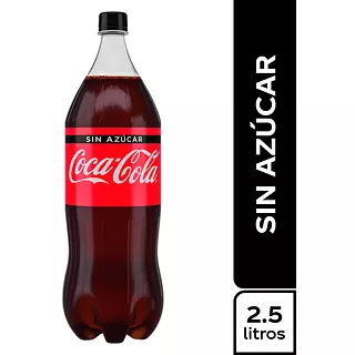 Gaseosa 2,5 Lt Coca Cola Zero