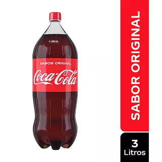 Gaseosa Coca Cola 3 Litros