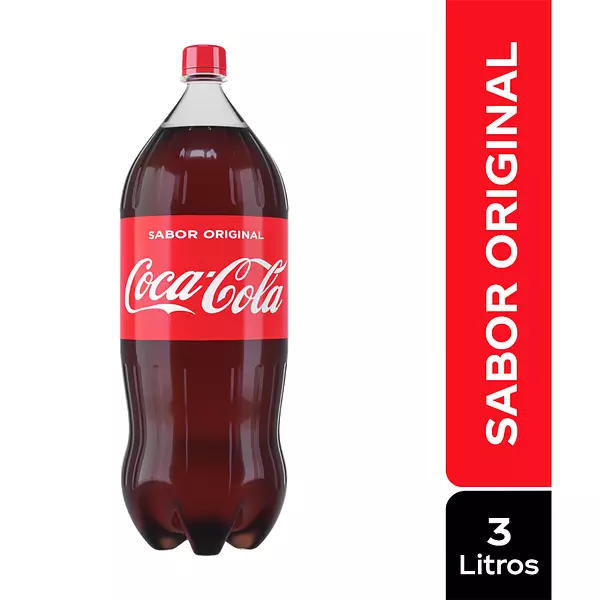 Gaseosa Coca Cola 3 Litros