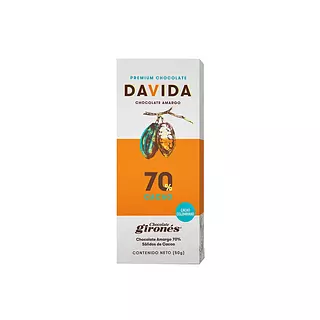 Chocolatina Amarga Solidos Cacao x 50gr