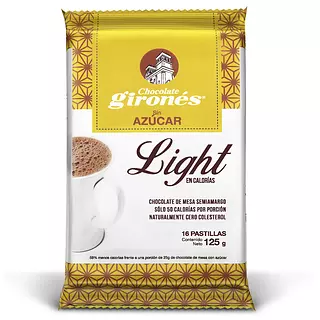 Chocolate Girones Sin Azucar 112g