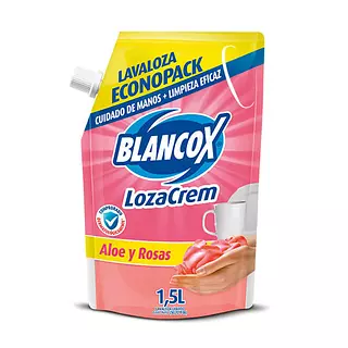 Lavaloza Blancox Lozacrem Doypack Aloe y Rosas 1.5l