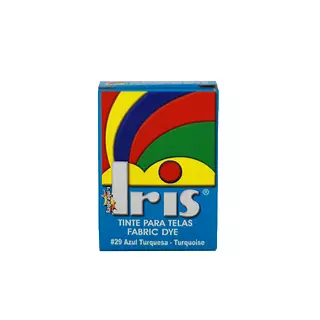 Iris Polvo para Teñir Telas x 9gr Azul Turquesa