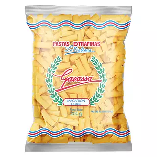 Pasta Gavassa 250g Macarron Corto