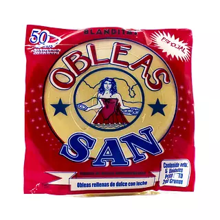 Obleas San Rellenas De Arequipe 4*40g