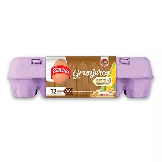 Huevos San Pio Granjeros Aa 12und