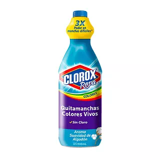 Blanqueador Clorox 930ml Ropa Color