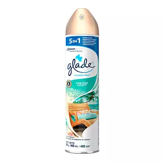 Ambientador Glade 5 De 1 Paraiso Azul 400ml