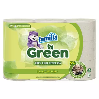 Papel Higienico Green 9*37m