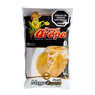 Arepa Practi Arepa Mega Queso 600g