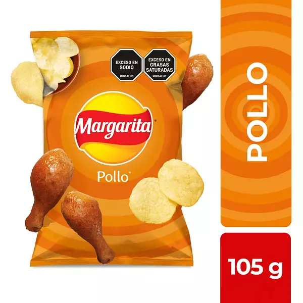 Pasabocas Papa Margarita Pollo 105g