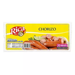 Chorizo Rica 20 Und/1000g