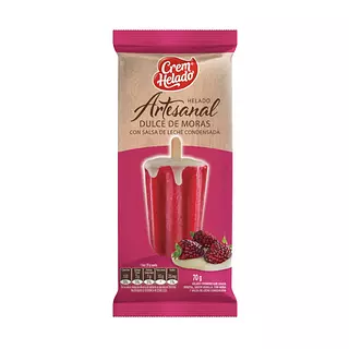 Helado Crem Helado Artesanal Dulce De Moras 70g