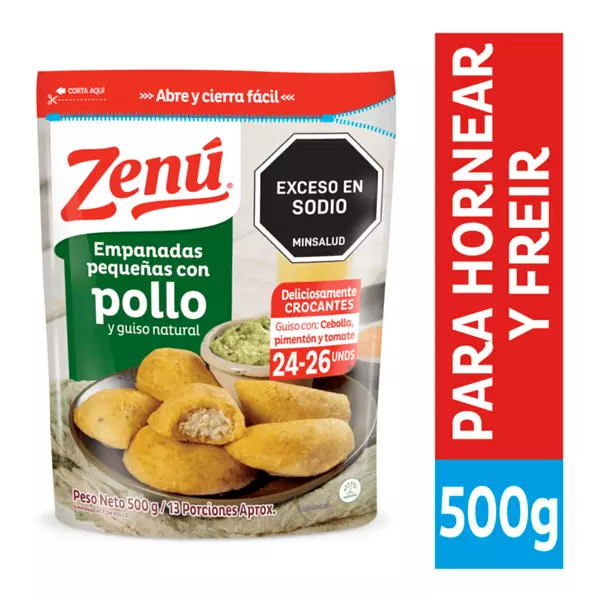 Empanadas Zenu Con Pollo 500g