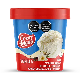 Helado Crem Helado Vainilla 600g