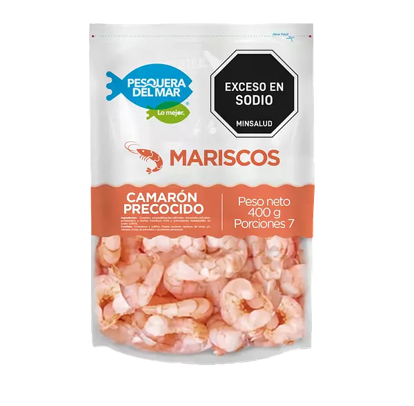 Camaron Precocido Compañia Pesquera Eco 400g