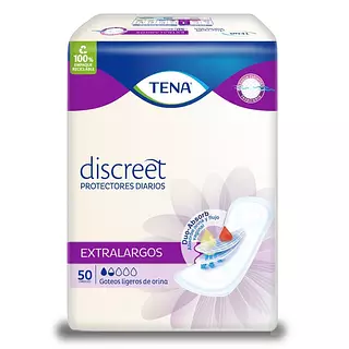 Protectores Tena Discreet Extralargos 50 Und