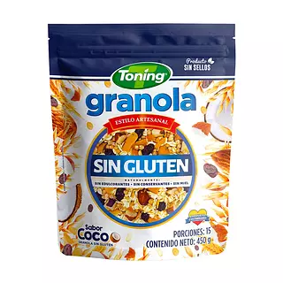 Granola Toning Sin Gluten 450g