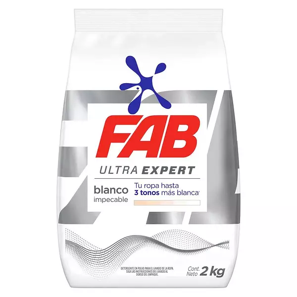 Detergente Fab Blanco Ultra 2k