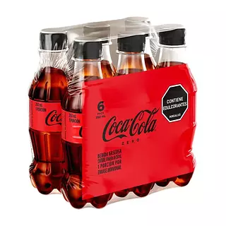 Gaseosa Coca Cola Sin Azúcar Sixpack Pet 250ml