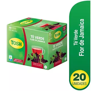 Te Verde Tosh Flor De Jamaica 20 Und