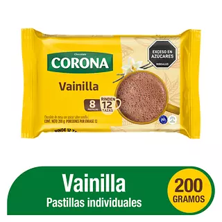 Chocolate Corona Vainilla 200g