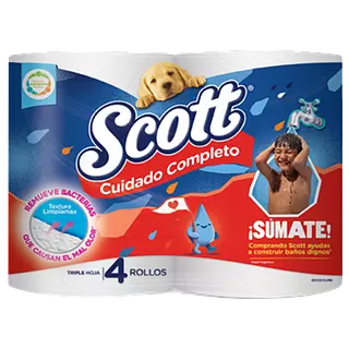 Papel Higienico Scott C.C. Rojo 4*28 M