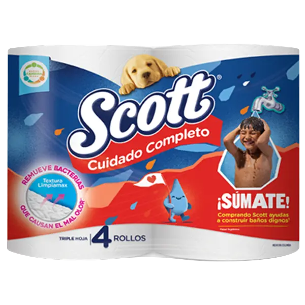 Papel Higienico Scott C.C. Rojo 4*28 M